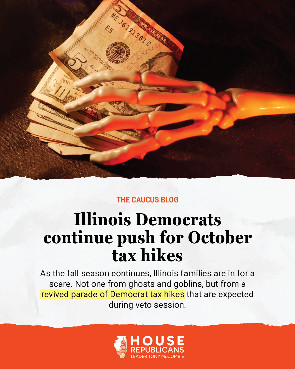 Illinois Democrats Continue Push for October Tax Hikes